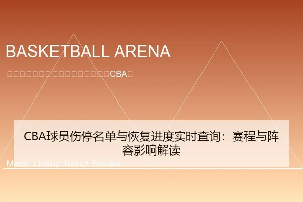 CBA球员伤停名单与恢复进度实时查询：赛程与阵容影响解读